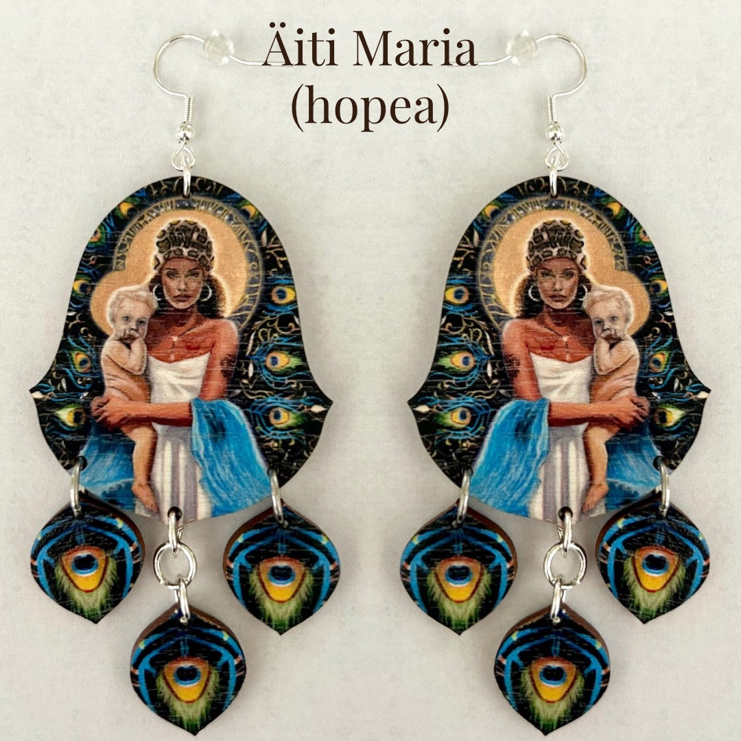Maria-korvakorut (hopea)