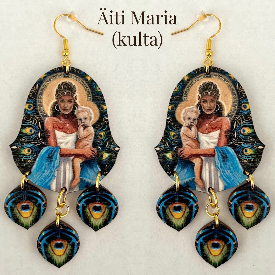Maria-korvakorut (kulta)