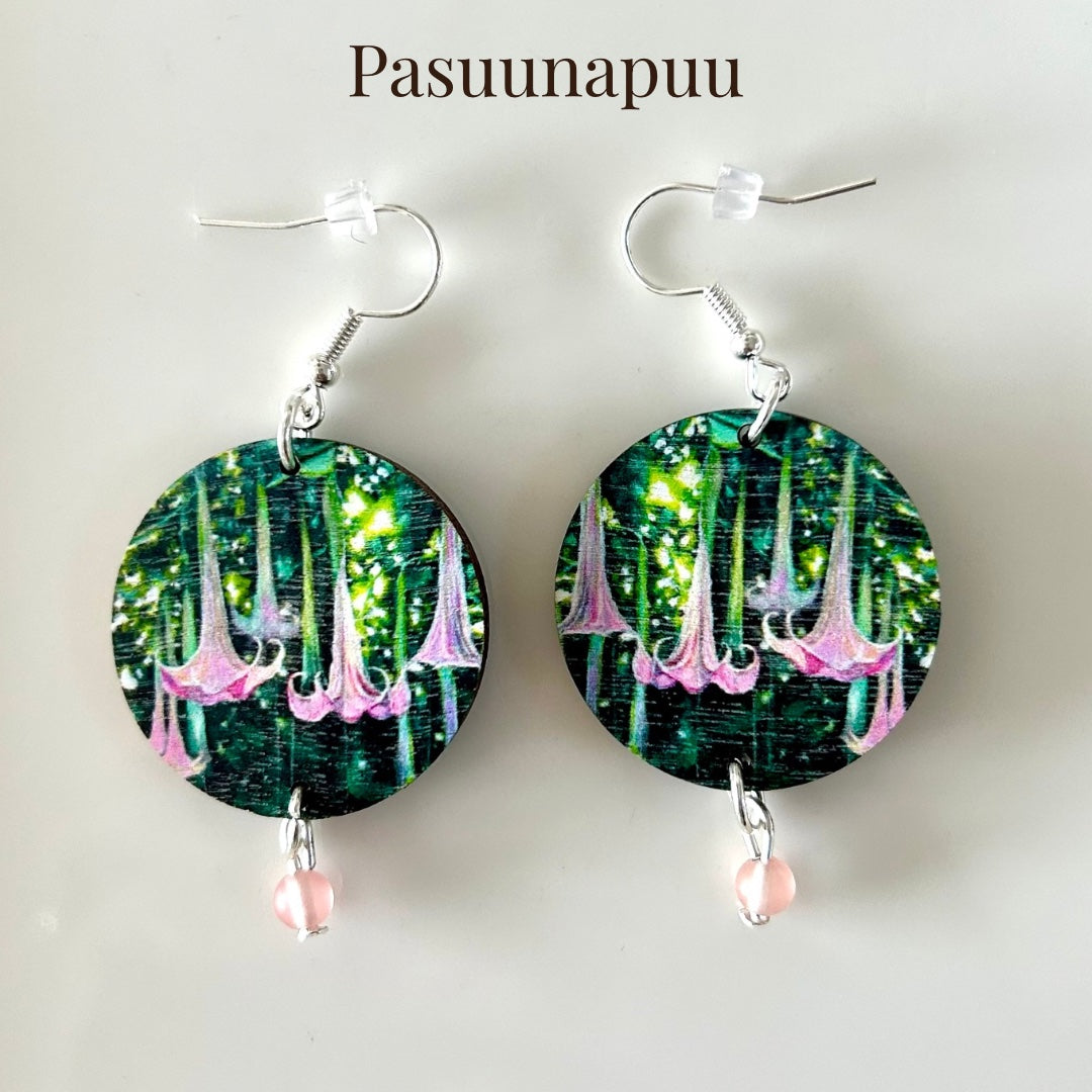 Pasuunapuu korvakorut