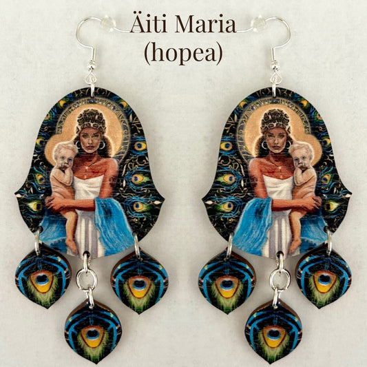 Maria-korvakorut (hopea)