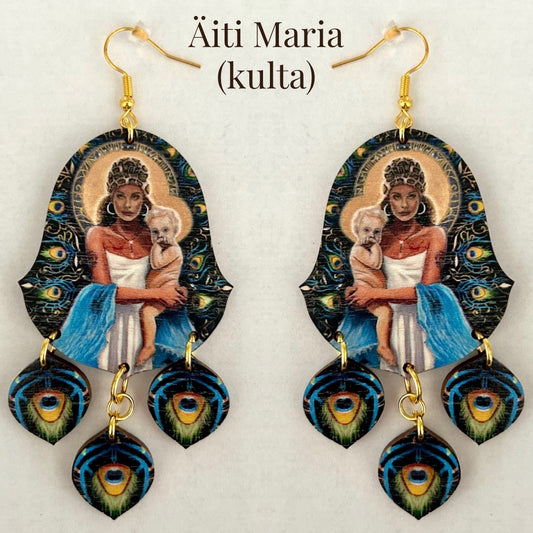 Maria-korvakorut (kulta)